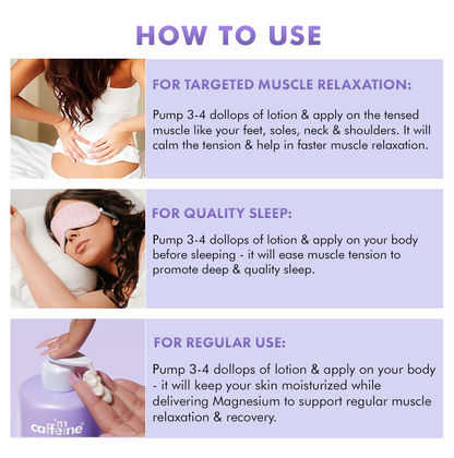 mCaffeine Take It Easy 10% Magnesium Body Lotion - Distacart