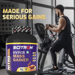 Thumbnail for Scitron Nitro Series Hyper Mass Gainer Milk Chocolate