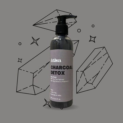 Atisa Charcoal Detox Body Wash - Distacart