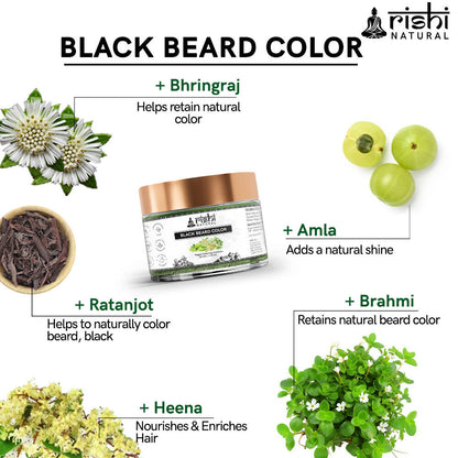 Copy of beard black color key ingredeints