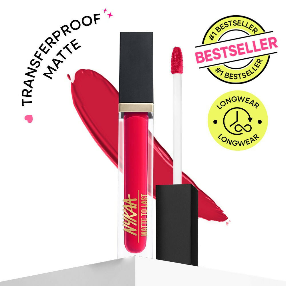 Nykaa Matte To Last ! Transferproof Liquid Lipstick - Mishti -10 - Dista