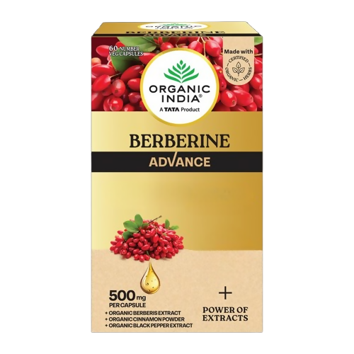 Organic India Berberine Advance Capsules - Distacart