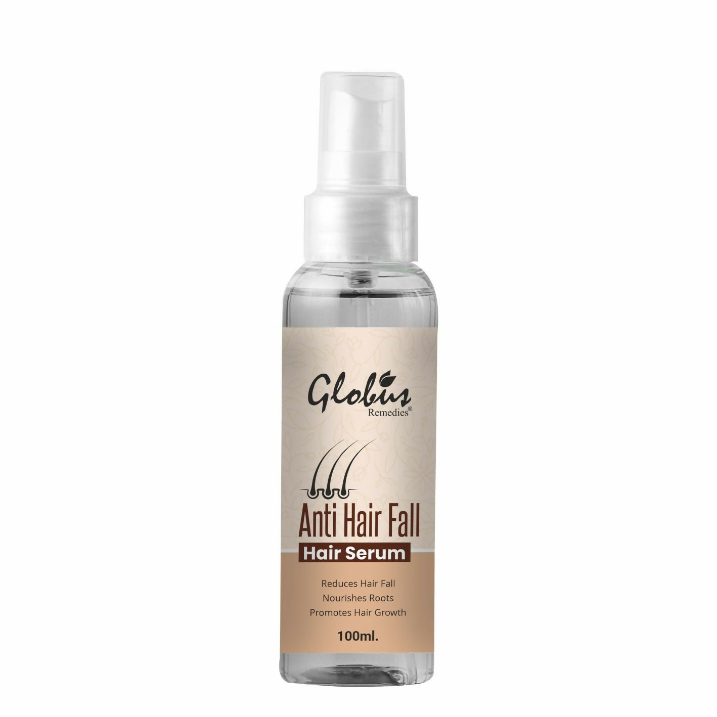 Globus Remedies Anti-Hair Fall Hair Serum, For Frizzy Hair, Smoothens Rough Ends, Adds Instant Shine