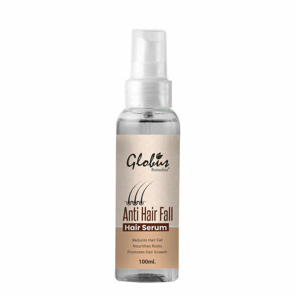 Globus Remedies Anti-Hair Fall Hair Serum, For Frizzy Hair, Smoothens Rough Ends, Adds Instant Shine