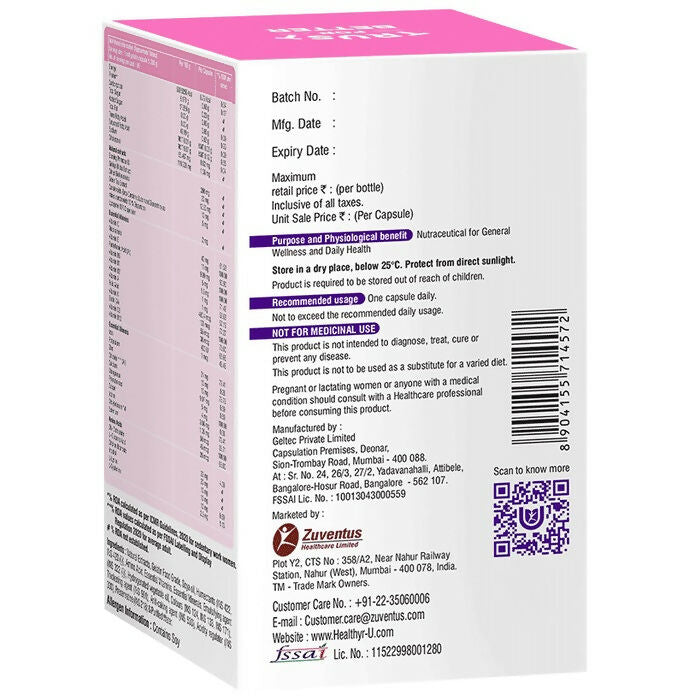 Healthyr-U Advanced Women Multivitamin Capsules - Distacart