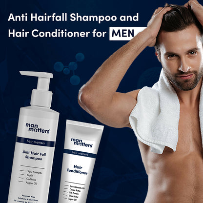Man Matters Anti Hair Fall Shampoo And Conditioner For Men - Distacart