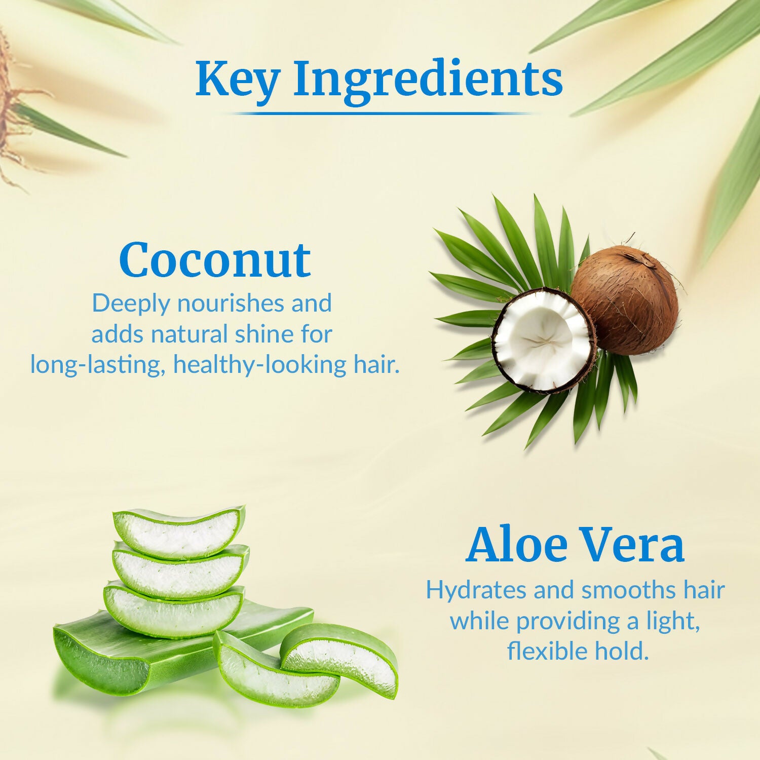 VI-JOHN Naturale Tropical Coconut Styling Hair Cream Strength & Shine