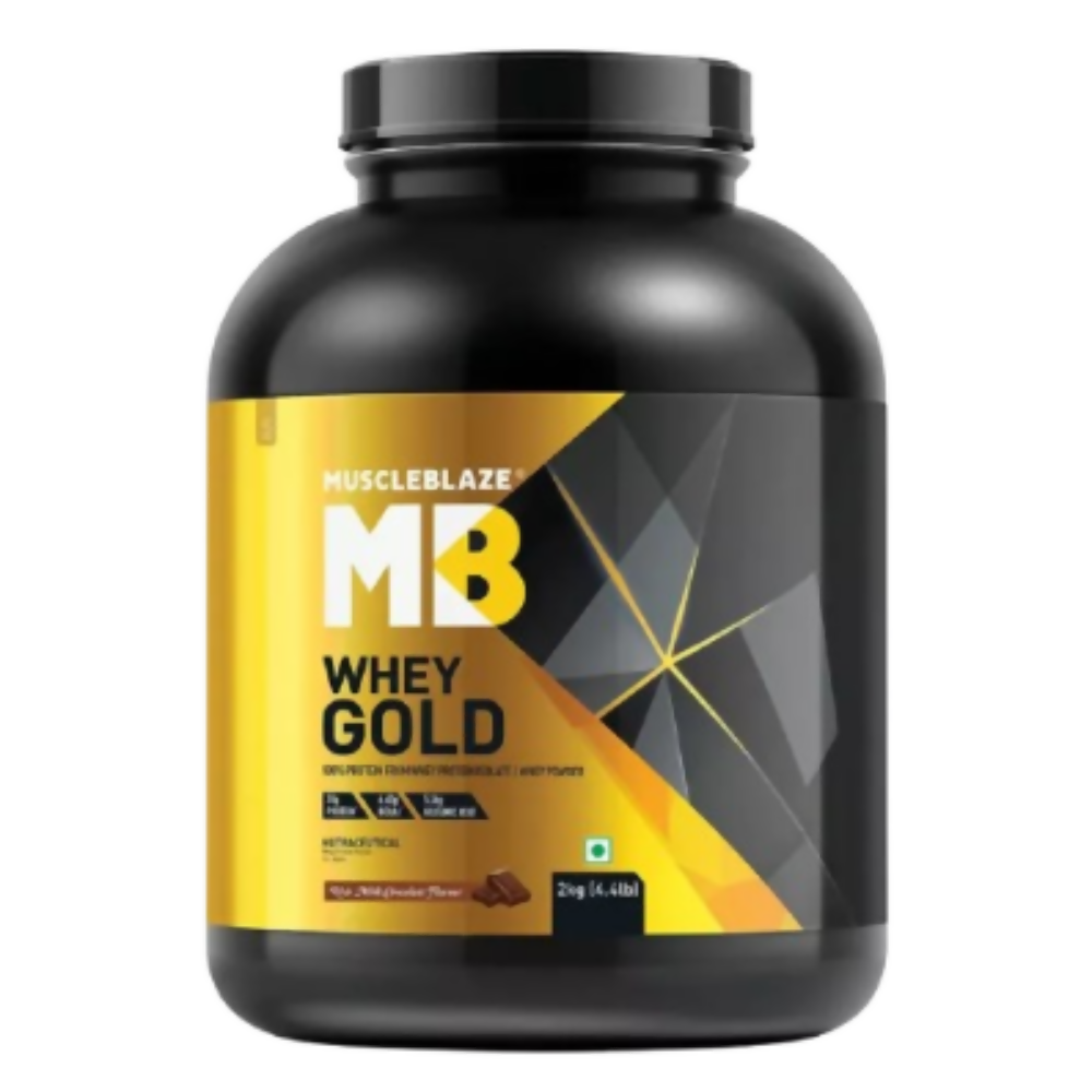 MuscleBlaze Whey Gold Richmilk Chocolate - Distacart