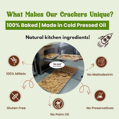 NIHKAN Millet & Protein Crackers - Dista