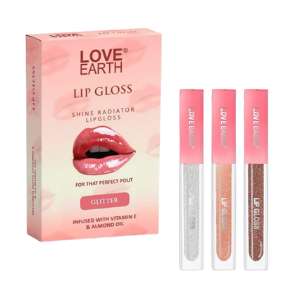 Love Earth Liquid Lip Gloss - Glitter - Distacart