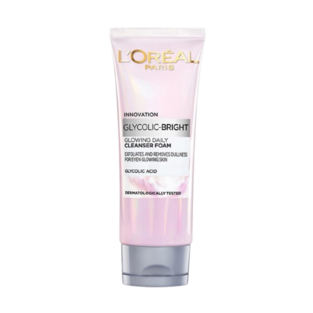 L'Oreal Paris Glycolic Bright Daily Foaming Facial Cleanser - Dista