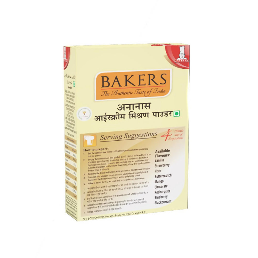 BAKERS Pineapple Ice Cream Powder - Dista