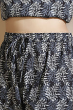 Thumbnail for Breathables Abstract Cotton Co-Ord Set – Black - Dista