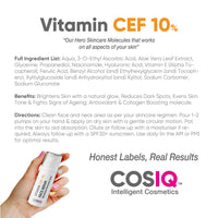 Thumbnail for Cos-IQ Vitamin CEF-10% Face Serum - Distacart