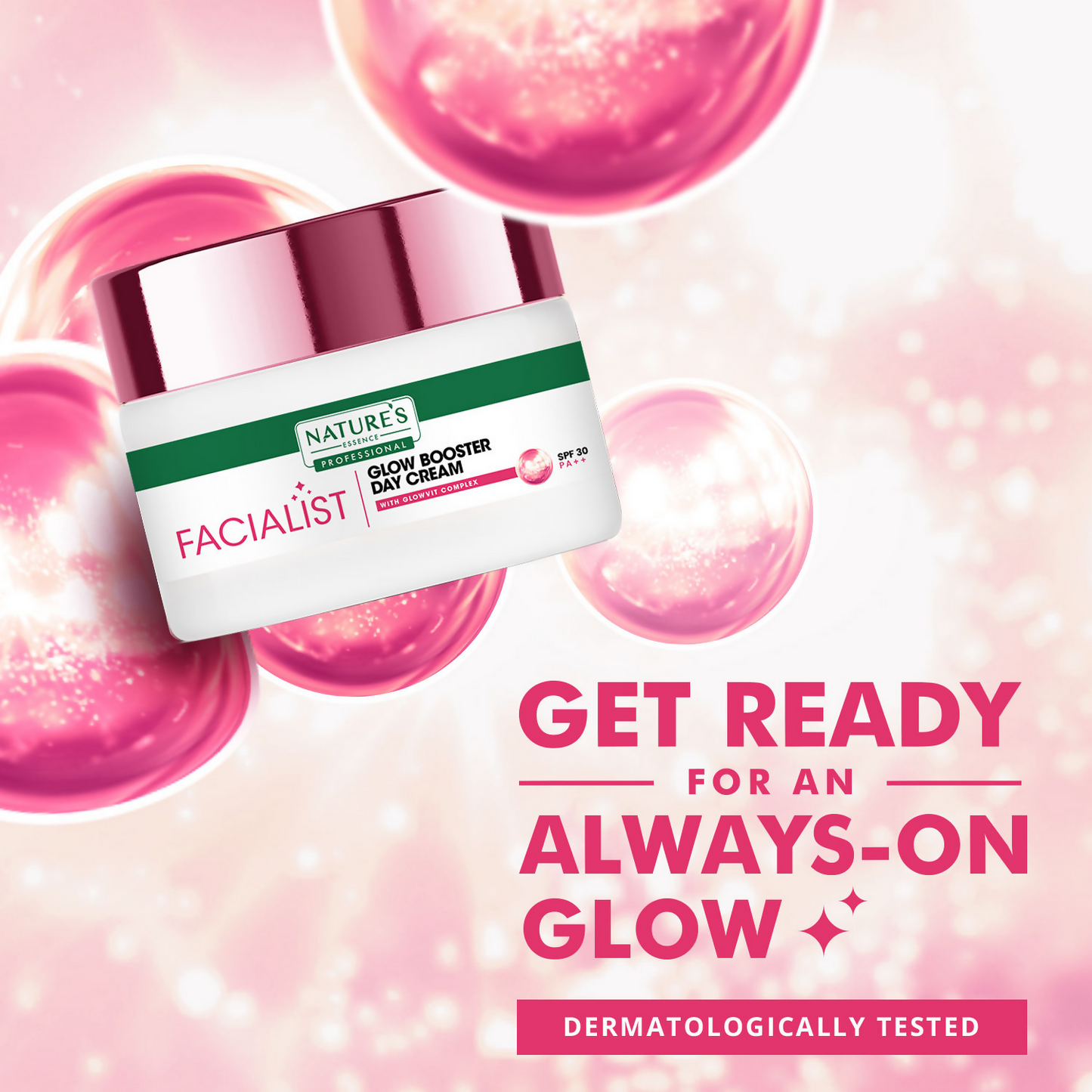 Nature's Essence Professional Facialist Glow Booster Day Cream - Distacart