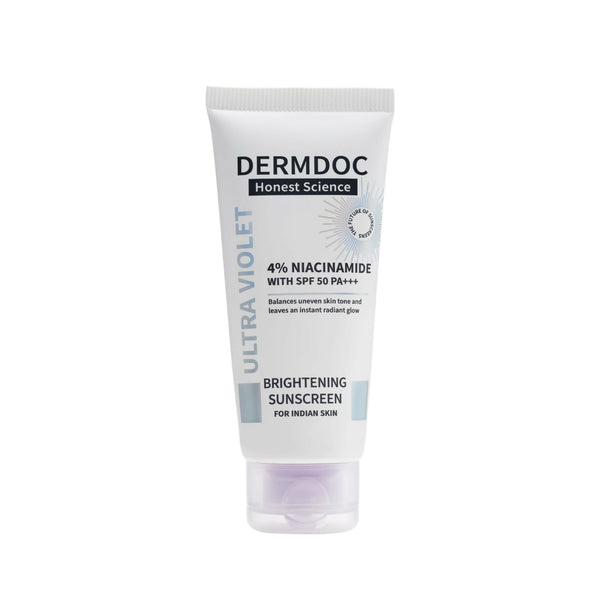 Dermdoc 4% Niacinamide With Spf 50 Pa +++ Brightening Sunscreen - Distacart