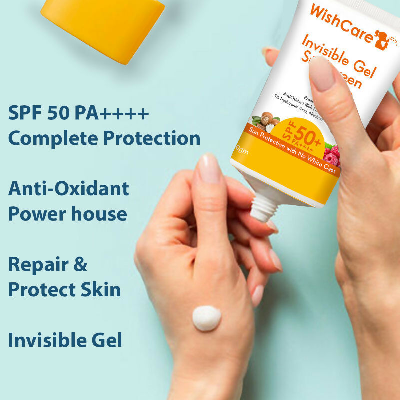 Wishcare Ceramide Sunscreen Kit - SPF 50 Broad Spectrum - PA+++ UVA & UVB Protection - Distacart