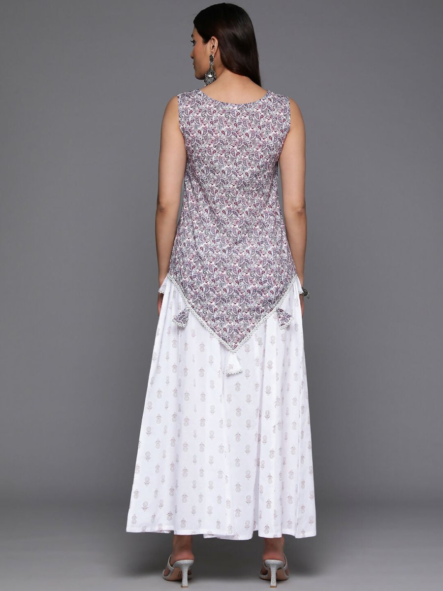 Ahalyaa Women's Traditional Wear Co-ods - Maroon - Distacart