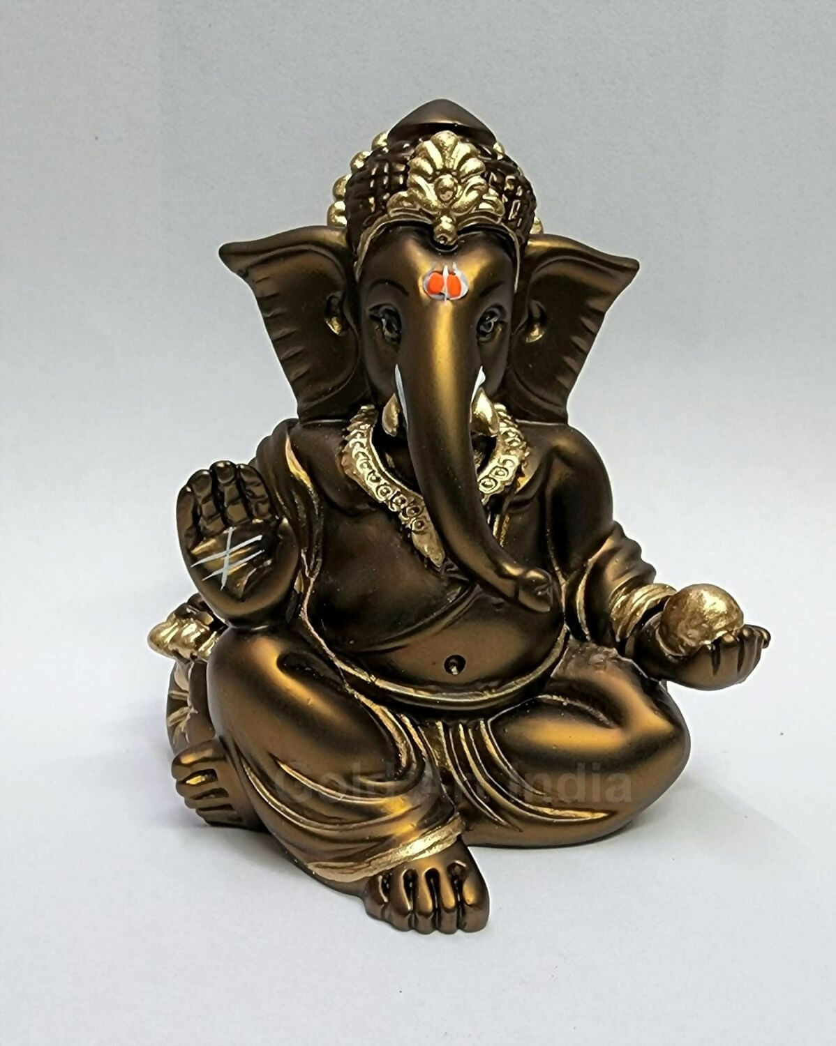 Gold Art India Gaddi Ganesh Idol - Distacart
