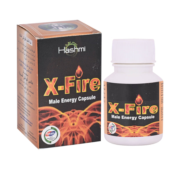 Hashmi Pharmacy X-Fire Capsule for Strength, Stamina, Energy, Power Men - Distacart