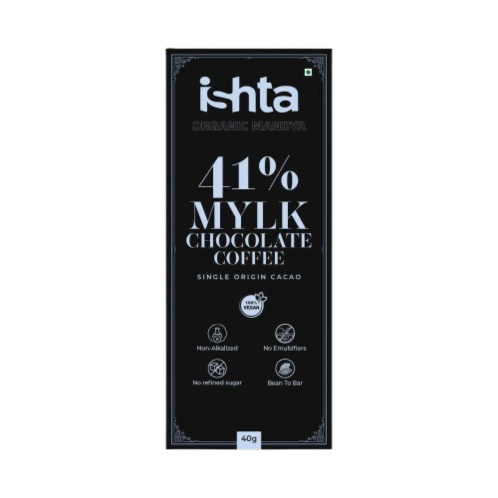 Organic Mandya 41% Mylk Chocolate with coffee - Distacart