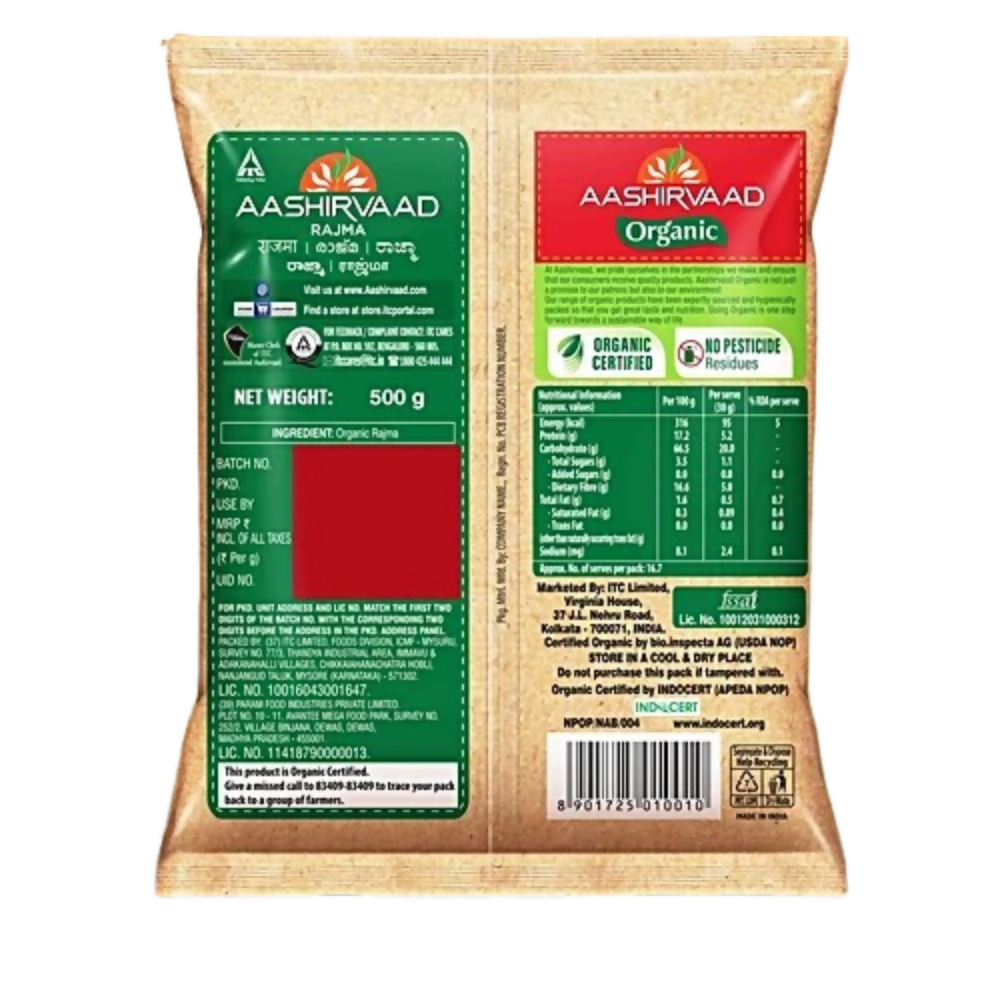 Aashirvaad Organic Rajma - Distacart