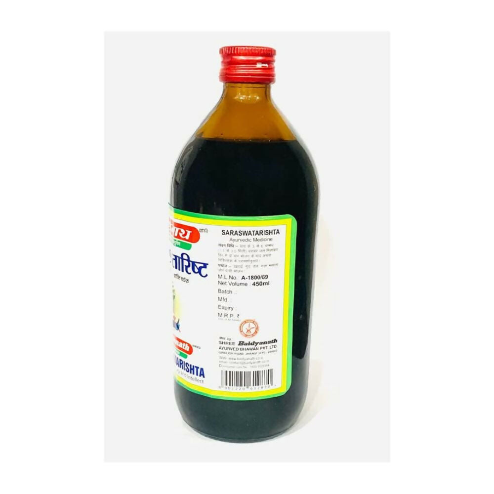 Baidyanath Jhansi Saraswatarishta Syrup - Distacart