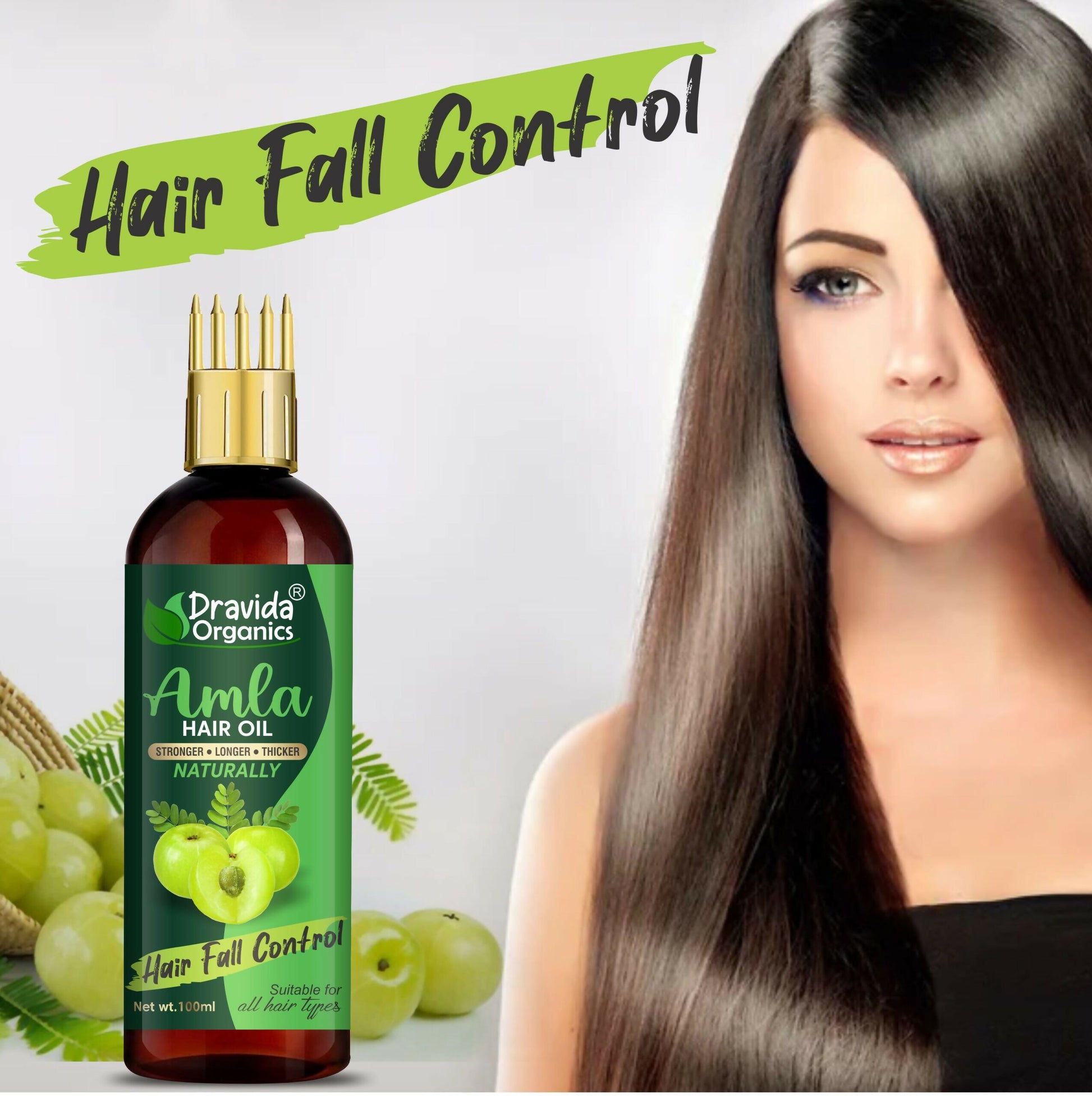 Dravida Organics Amla Hair Oil – Pure Cold Pressed - Dista