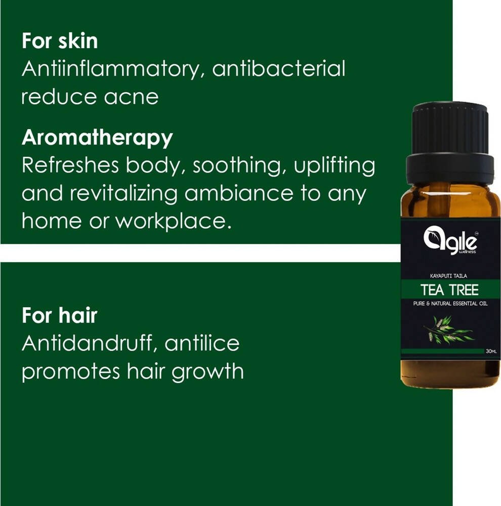 Agile Wellness Tea Tree Essential oil - Distacart