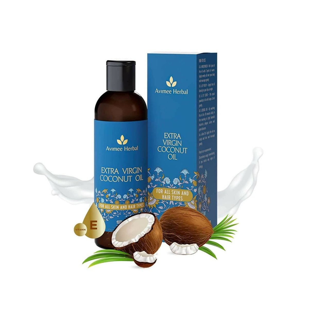 Avimee Herbal Extra Virgin Coconut Oil - Distacart