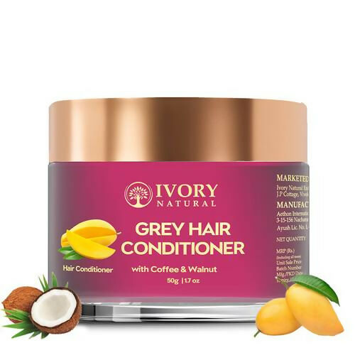 Ivory Natural Grey Hair Conditioner For Early Of Greying, Strengthens Hair - Distacart