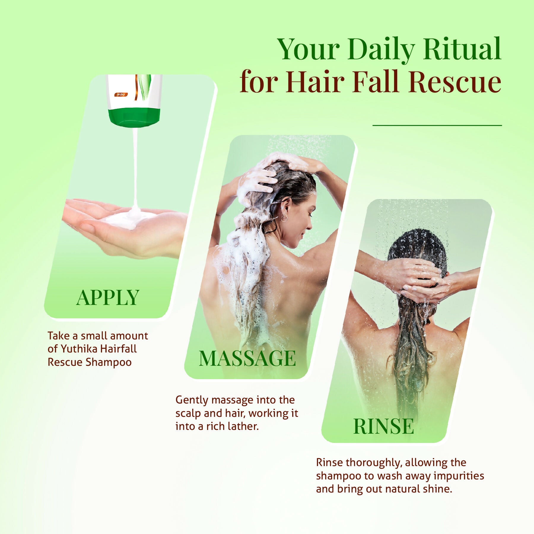 Yuthika Hair Fall Rescue Shampoo For Women & Men - Distacart