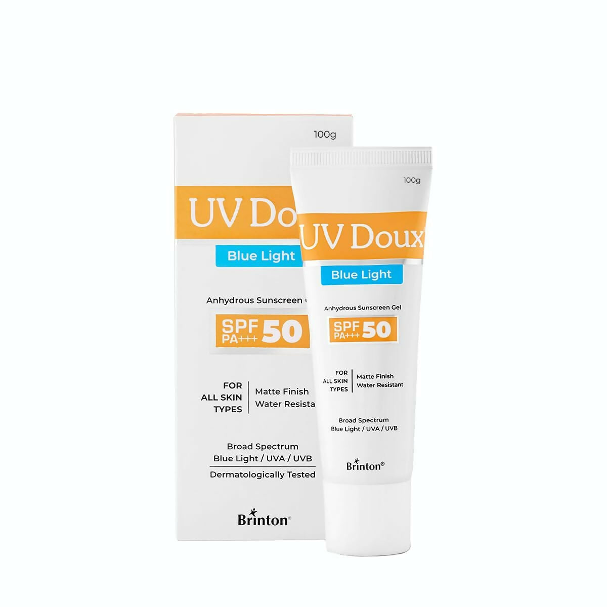 Brinton Uv Doux Blue Sunscreen Gel - Dista