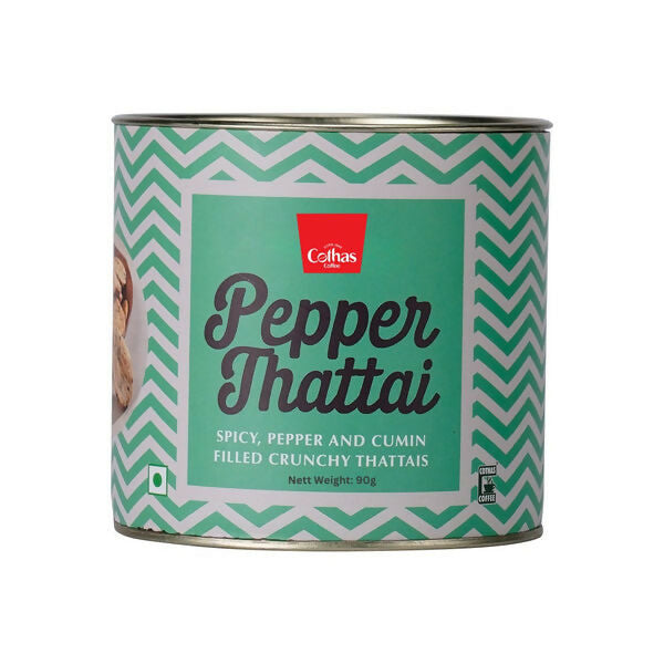 Cothas Pepper Thattai | Crispy Rice Flour Snack with Green Gram & Cumin - Distacart