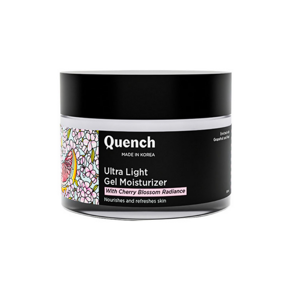 Quench Ultra Light Gel Moisturizer With 2% Niacinamide & Cherry Blossom For Intense Brightening - Distacart
