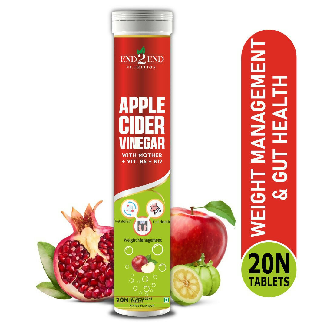 End2End Nutrition Apple Cider Vinegar Tablets - Distacart