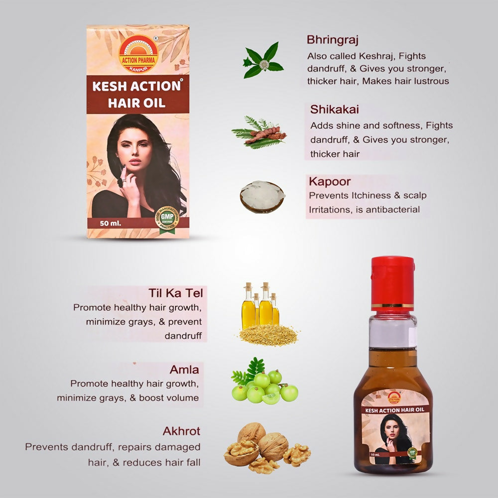 Action Pharma Kesh Action Hair Oil