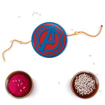 Thumbnail for Indianvibez Avengers Metal Rakhi with Fridge Magnet - Kids Rakhi