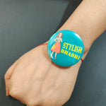 Thumbnail for Indianvibez Stylish Bhabhi Metal Rakhi/Lumba with Fridge Magnet - Kids Rakhi