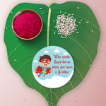 Thumbnail for Indianvibez Superhero Metal Rakhi with Fridge Magnet - Kids Rakhi