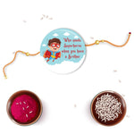 Thumbnail for Indianvibez Superhero Metal Rakhi with Fridge Magnet - Kids Rakhi