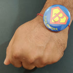 Thumbnail for Indianvibez Super Brother Metal Rakhi with Fridge Magnet - Kids Rakhi