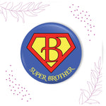 Thumbnail for Indianvibez Super Brother Metal Rakhi with Fridge Magnet - Kids Rakhi