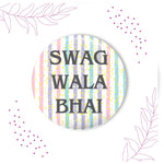 Thumbnail for Indianvibez Swag Wala Bhai Metal Rakhi with Fridge Magnet - Kids Rakhi