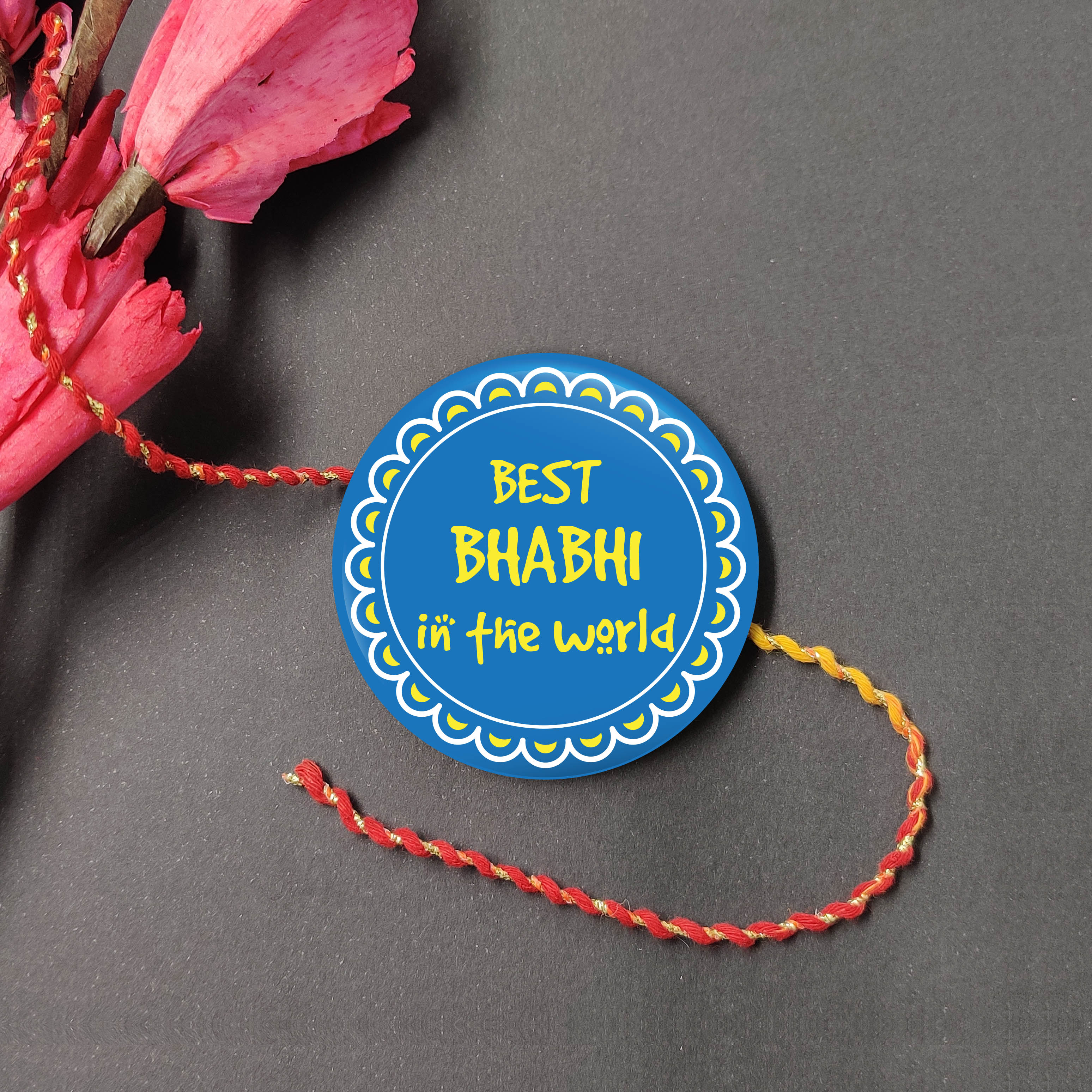 Indianvibez Super Bhaiya Wooden Rakhi, Superman Rakhi for Brother - Kids Rakhi