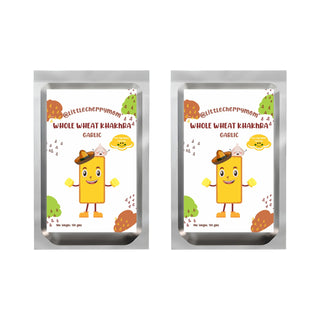 Littlecherrymom Whole Wheat Khakhra – Garlic - Distacart