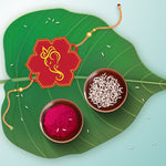 Thumbnail for Indianvibez Lord Ganesha Wooden Rakhi, God Religious Spiritual Rakhi - Kids Rakhi