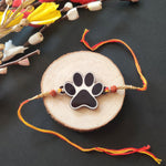 Thumbnail for Indianvibez Dog Paw Wooden Rakhi, Cute Pet Animal Themed Rakhi for Brother - Kids Rakhi