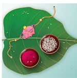Thumbnail for Indianvibez Piggy Bank Wooden Rakhi, Cute Rakhi for Brother - Kids Rakhi