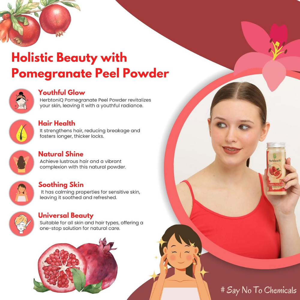 Herbtoniq Face Pack Powders - Aloe Vera, Potato, Beetroot, Tomato and Pomegranate - Dista